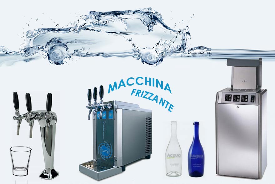 Gasatore acqua, distributore acqua, macchina acqua frizzante, erogatore  acqua frizzante - CT 60, sul tavolo 